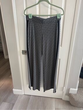 WHBM | Geo Patterned Palazzo Pants | Sz M